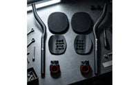 Carbon Fiber Handlebar Extensions with Armrests Padded Aerobars with Armrests Comfortable Aerobars Matte for Road Racers