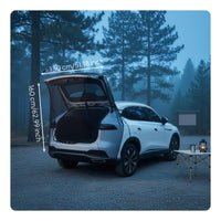 SUV Tailgate Net Portable Vehicle Accessory Ventilation for Travelers