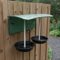 Rain Cover Bird Feeder Weatherproof Avian Feeder Easy to Hang Garden Decor for Yard