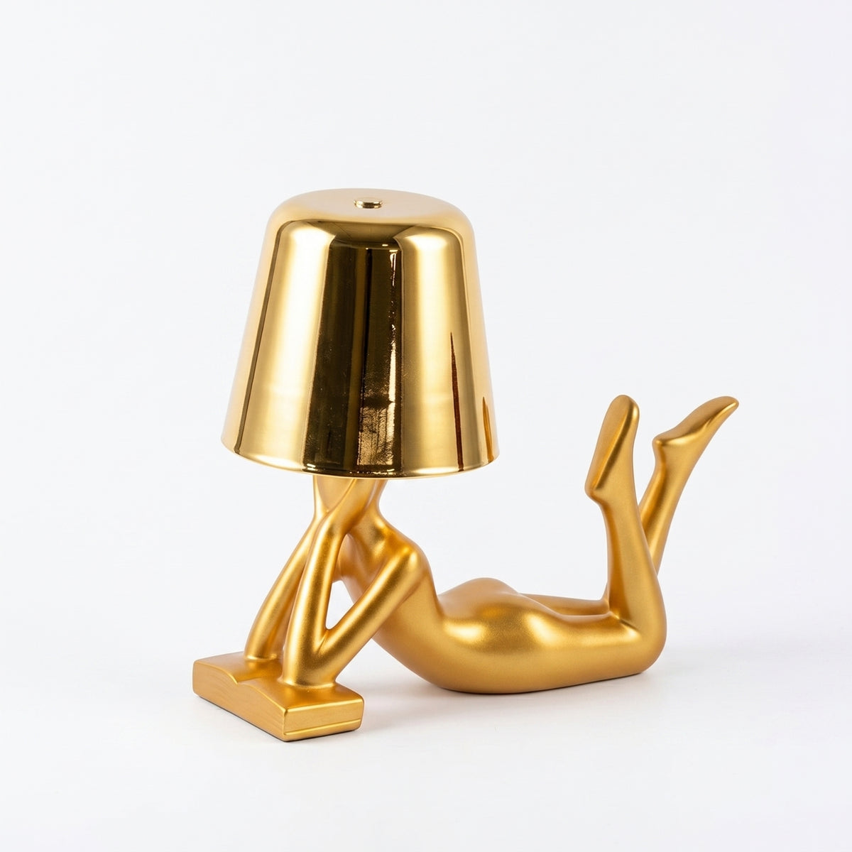 Reclining Figure Lamp Human Figure Lamp Ambient Smooth Finish for Bedside, Desk
