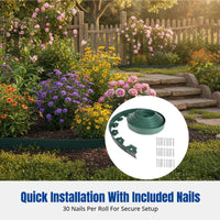 Lawn Edging Border, Garden Divider Strip Landscape Separator