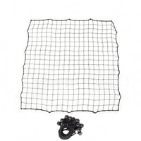 Black Replacement Net with Elastic Buckles Wear-Resistant Soccer Rebounder Net with Elastic Ropes Heavy-Duty Multipurpose for Coaches, Backyard