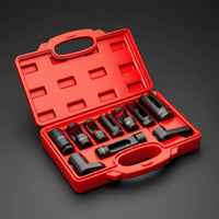 O2 Sensor Removal Tool Kit Universal Fit Air-Fuel Sensor Socket Set for DIYers