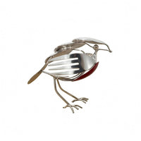 Metal Bird Sculpture Standing Display House Decoration Lightweight for Tabletop