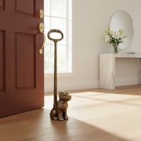 Cast Iron Dog Door Stop Anti-Collision Home Decor Item Ready to Use for Indoor