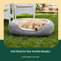 Breathable Non-Slip Pet Sofa, Plush Calming Dog Bed