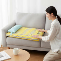 Pet Bed with Pillow Removable Cover Sofa Pet Bed Cushioned Support for Indoor