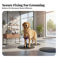 Long-Lasting Dog Grooming Stand Heavy Duty Pet Standing Aid Easy to Assemble No-Sit Haunch Holder Portable for Home Groomers, Beginners