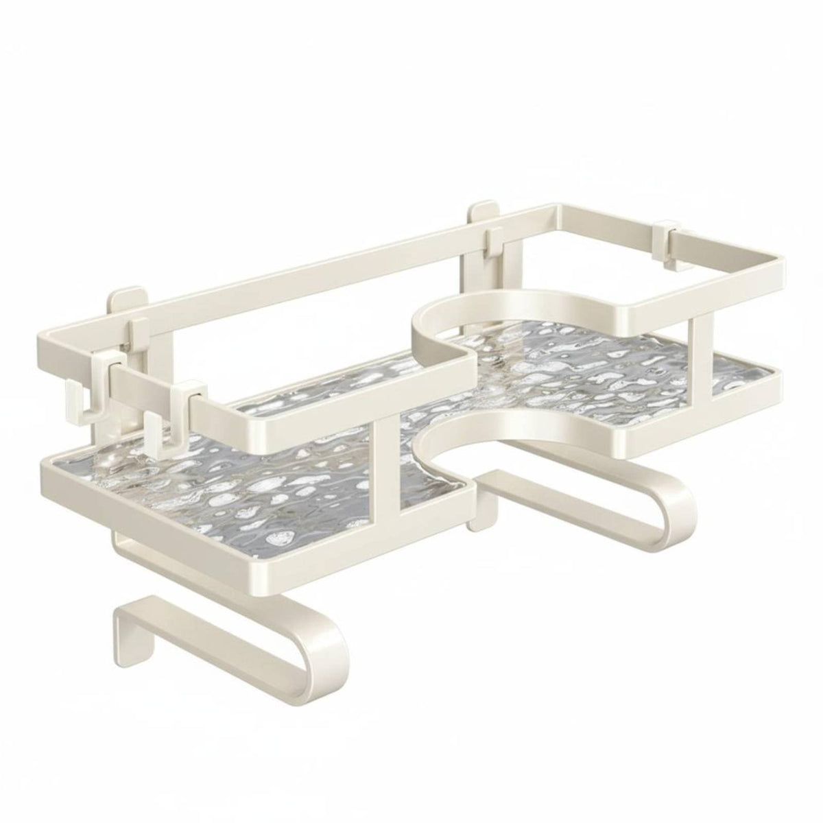 Over the Toilet Storage Rack Waterproof Bathroom Space Saver Shelf for Renters