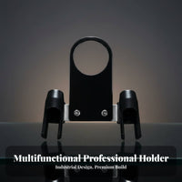 Holds 2 Airbrushes Double Airbrush Bracket Stable Design Double Airbrush Holder Easy Installation for Modelers, Hobbyists
