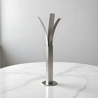 Minimalist Stainless Steel Vase for Tabletop Decor