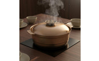 Induction Hot Pot Commercial Grade Stainless Steel Stew Pot Even Heating Stockpot with Lid for Restaurant
