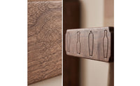 Folding Wall Coat Rack Foldable Hardware Natural for Foyer