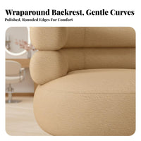 Shell spine Armchair Luxury design Vanity Stool Upholstered Seat Ergonomic spinerest for Makeup aficionados