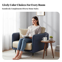 Nordic and elegance plush accent Chair Modern Minimalist Design Oversized Armchair Comfortable Indoor Seating Statement Piece for Apartment Dwellers, Interior Designers, Living Room, Bedroom, Lounge Area, perusing alcove