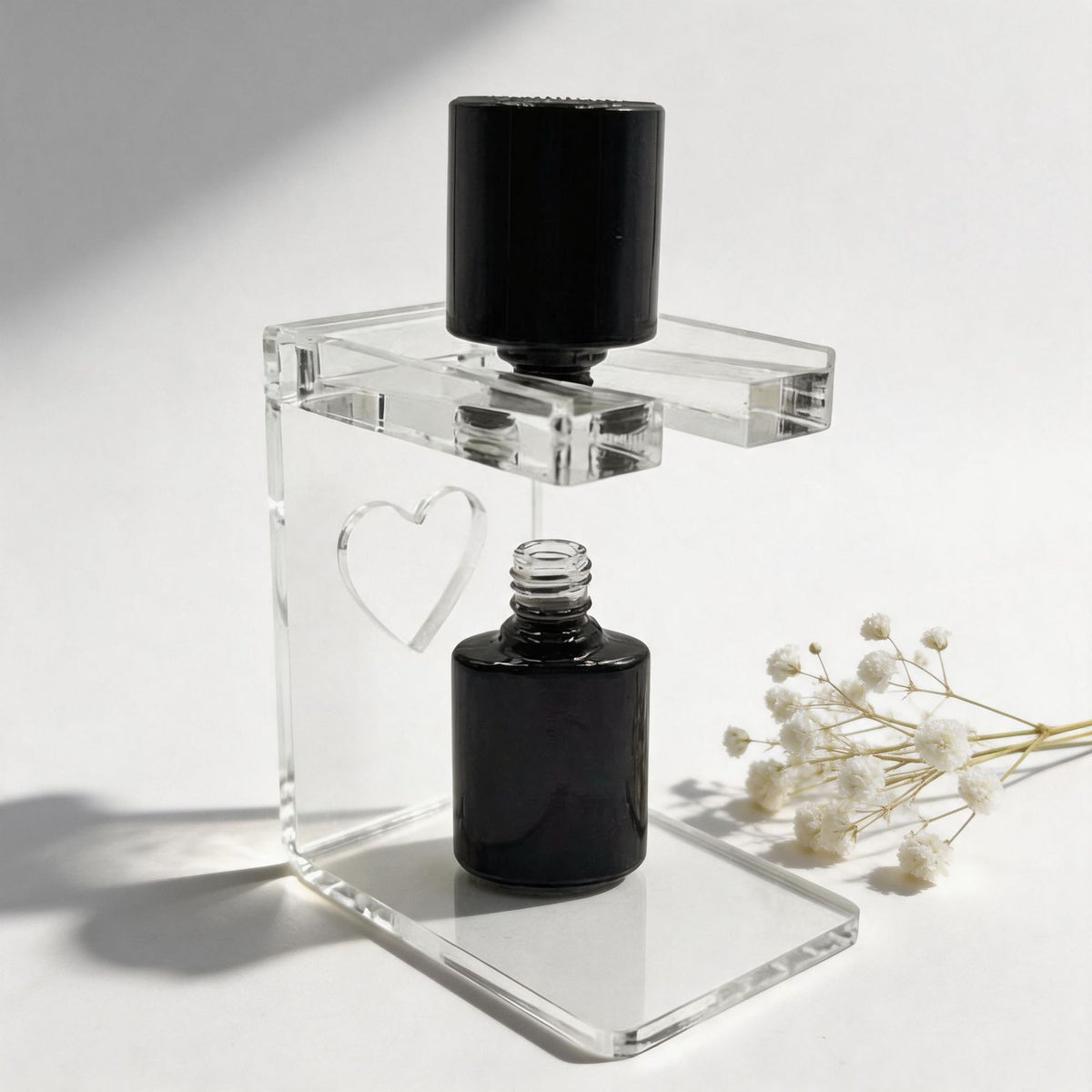 Transparent Acrylic Nail Polish Display Rack