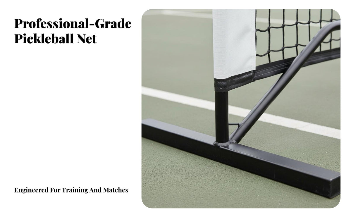 Foldable Portable Pickleball Net Easy Setup Pickleball Net Set Long-Lasting Sports Equipment Stable Frame for Beginners, Coaches, Athletes, Outdoor, Indoor, Backyard, Driveway