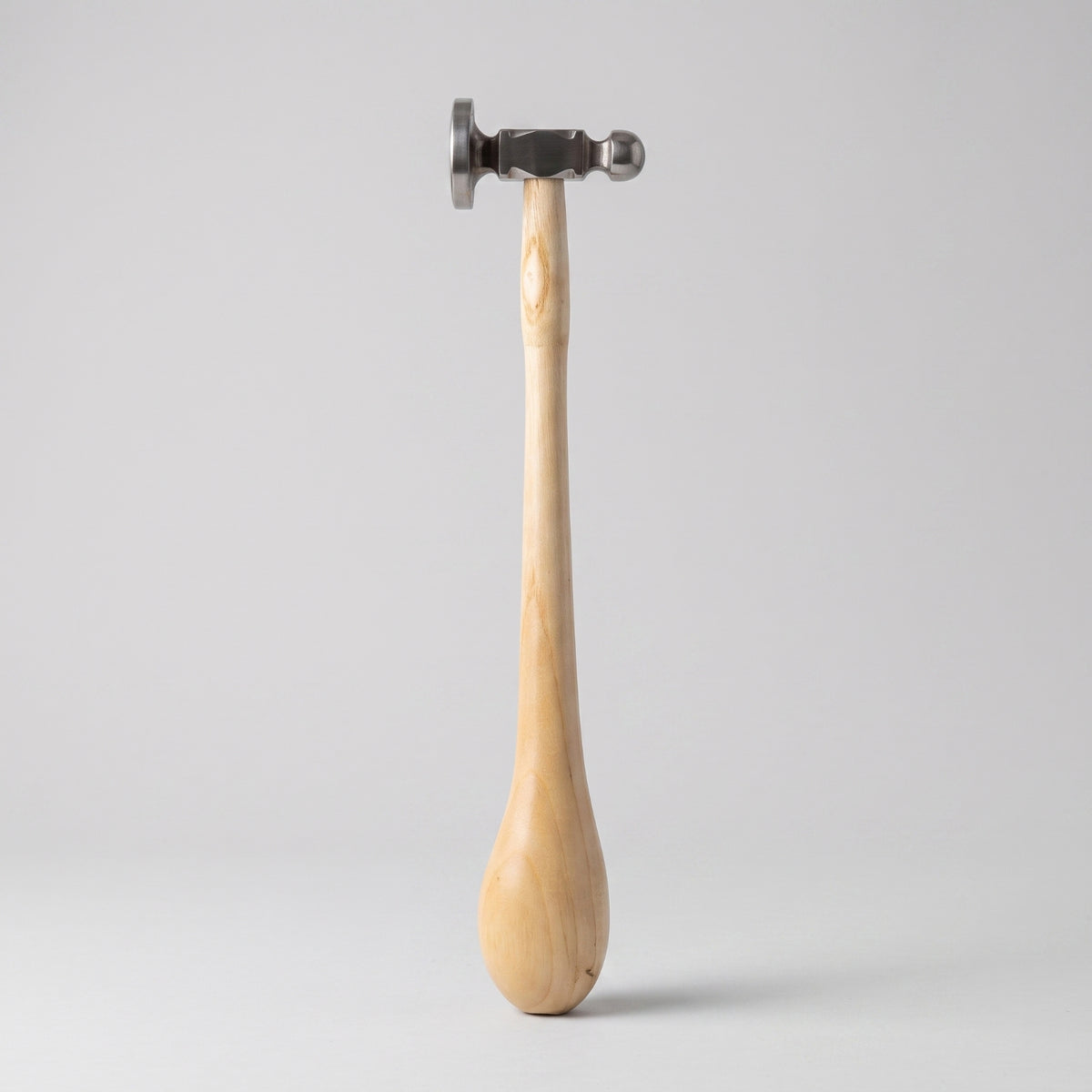 Hand Fatigue Reducing Jeweler's Hammer Ergonomic Chasing Hammer Domed Metalworking Tool Ball-Shaped for Workshop