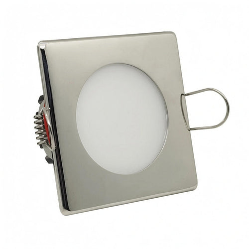 Square LED Recessed Light Dimmable Indoor Lighting Spring Clip Mount