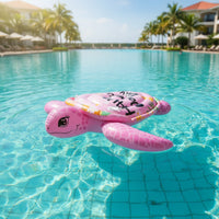 Giant Turtle Pool Lounger Oversized Sea Turtle Lounger Inflatable Inflatable Sit-on Sturdy for Adults, Kids, Beach, Lake