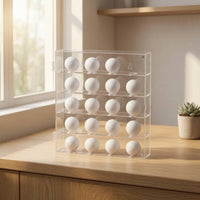 Golf Ball Display Case Wall-Mounted Golf Ball Collection Case Clear for Home Decor