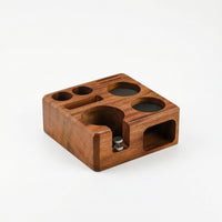 Coffee Tamping Station Multi-Slot Coffee Tamper Holder Polished for Baristas