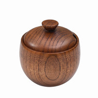 Wooden Seasoning Jar Freshness Keeping Wood Seasoning Jar