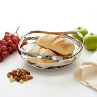 Stainless Steel Fruit Bowl Easy to Clean 304 Steel Serving Tray Mirror Finish