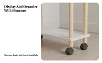 Multi-Tier Corner Stand Space-Saving shelf single-tier Floor-Standing for Study, Bedroom