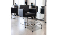 Salon Chair Footrest Replacement Stainless Steel Shampoo Chair Footrest Furniture Stable Non-Slip for Hair Stylists, Barbershops