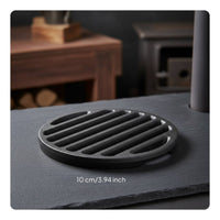 Round Cast Iron Grate High Temperature Resistant Firewood Heater Grate