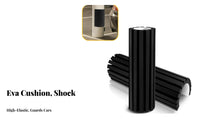 2 Pieces Shock Absorbent Garage Wall Bumper Pad Flexible Garage Wall Protector Cuttable for Parking Lot, Warehouse, Basement