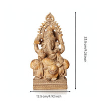 Remover of Obstacles Idol Statue Ornate Remover of Obstacles Idol Figurine Detailed Elephant Deity Statue for Shelf