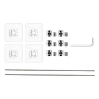 Metal Adjusters Wire Rope Strap Kit Clear Patches Furniture Anti Tip Strap Kit