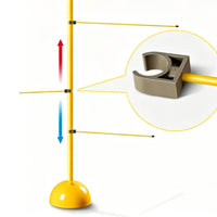 Butterfly Training Rod Multi-Angle Practice Basketball Agility Pole Portable