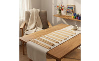 Wooden Weaving Loom Kit Polished Finish Tabletop Weaving Loom Tutorials