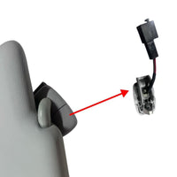 Easy to Install Car Sun Visor with Mirror Rectangular Car Visor Mirror Long-Lasting Lightweight for Windshield