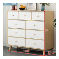 Nordic Design Dresser Minimalist Design Multi-Drawer Storage Chest for Entryway