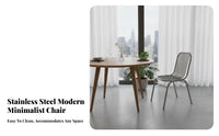 Factory design Side Chair With Backrest Stackable Metal Frame Chair Easy to Clean Protective Footpads for Adults, Meeting Room