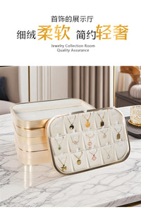 铝合金首饰盘项链戒指耳钉手链吊坠挑选盘珠宝收纳看货展示托盘