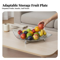 blossomShaped Snack Tray Sturdy and Stable Serving Platter Space-Saving