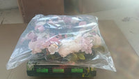 Artificial Flower Wreath with Violet, Morning Glory, and Eucalyptus, 40cm, for Home Door Decoration