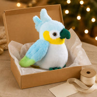 Parrot Stuffed Toy Gift Idea Parrot Stuffed Cute Decor for Desk