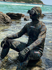 1.5㎜夏季专业潜水服分体防水保暖防晒速干渔猎深潜冲浪游泳湿式
