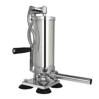 Manual Stainless Steel Sausage Stuffer with Suction Cup, 3L Capacity