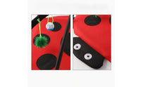 Ladybug Pet Tent Interactive Cat Playhouse Compact for Cats, Kittens