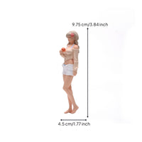 Hand-Painted Miniature Figurine Smooth Finish Hand Painted Miniature Figure Standing Pose Collectible Scene Model