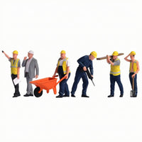 6 Pieces Diorama Figures Detailed Diorama Figures with Tools Fine Detail