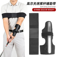 Golf Swing Trainer Wrist and Arm Fixation Strap for Beginners