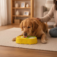 Slow Feeder with Licking Surface Silicone Slow Feeding Bowl Textured Licking Surface Bowl for Cats, Enrichment